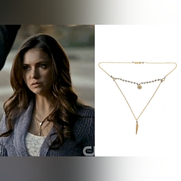 Vampire Diaries Necklace Silver Labradorite - Picture 2 of 8